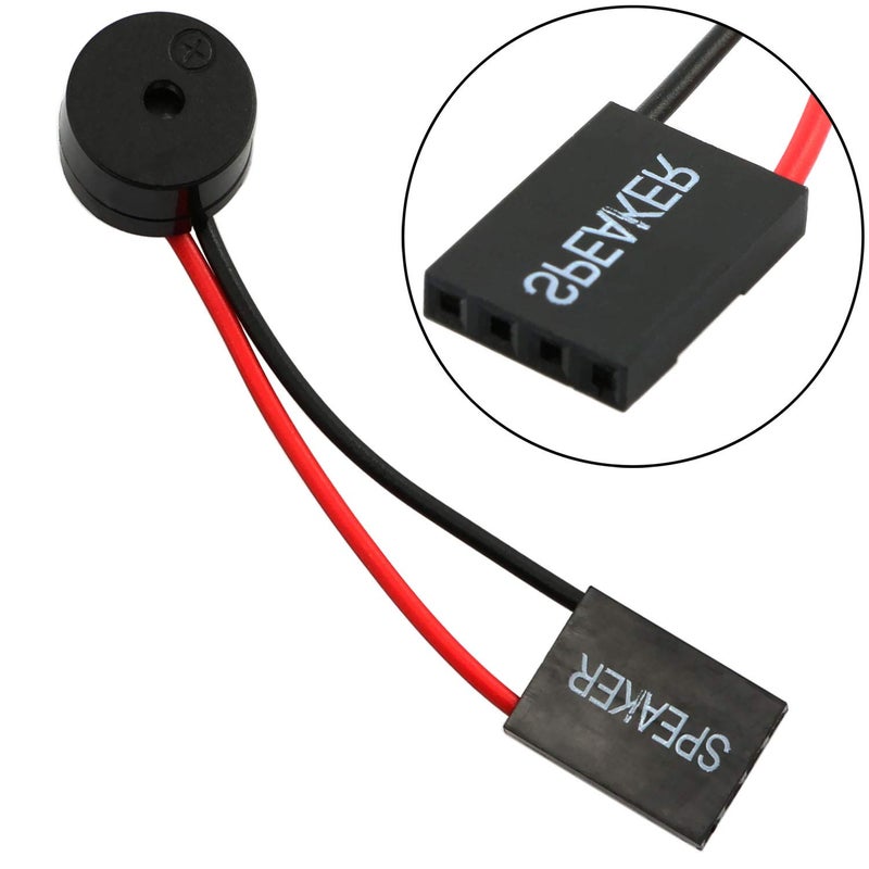 RuiLing 2-Pack PC Motherboard Mini Plug Speaker Desktop Computer Case DIY Internal BIOS Beep Alarm Buzzer - Image 3